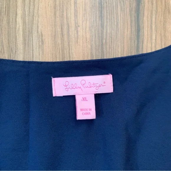 Lilly Pulitzer Tatiana embellished silk dress size XL - Picture 5 of 5